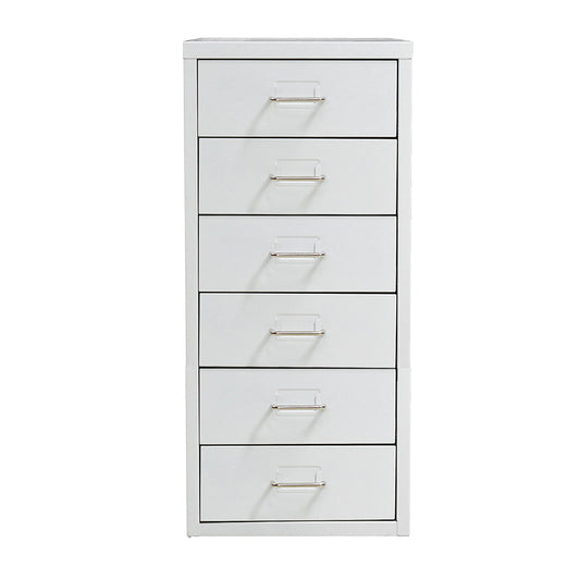 Levede 6 Drawer Office Cabinet Drawers White