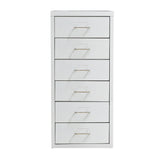 Levede 6 Drawer Office Cabinet Drawers White