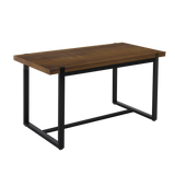 Dining Table Industrial Wooden Metal Kitchen Tables Cafe Restaurant 140Cm