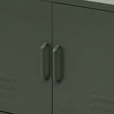 Magnus Metal Buffet Sideboard Cabinet - Green