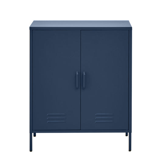 Ansel Metal Buffet Sideboard Cabinet - Blue