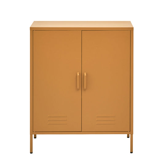 Ansel Buffet Sideboard Metal Cabinet - Yellow
