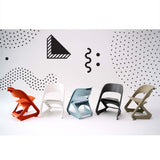 Kendall Set of 4 Dining Chairs Office Cafe Lounge Seat Stackable Plastic Leisure - White