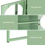 Kael Metal Buffet Sideboard Cabinet - Green