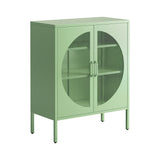 Cipher Metal Buffet Sideboard Cabinet - Green