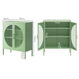 Cipher Metal Buffet Sideboard Cabinet - Green