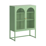 Kellen Metal Buffet Sideboard Cabinet - Green
