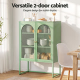 Kellen Metal Buffet Sideboard Cabinet - Green