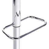 117cm Ancona Wooden Gas Lift Bar Stool - Black & Chrome