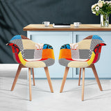 Hollis Set of 2 Fabric Retro Replica - Multicolour