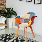 Hollis Set of 2 Fabric Retro Replica - Multicolour