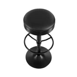 Set of 2 Kozani Bar Stools Kitchen Stool Barstool - Black