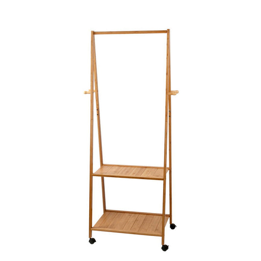 Clothes Rack Airer Coat Stand 165x59cm with Wheels
