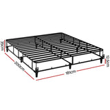 Gaiety Ensemble Bed Base & Mattress Package with 34cm Mattress - Light Grey King