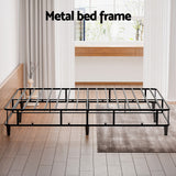 Heidi Ensemble Bed Base Metal - Grey King