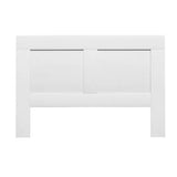 Bed Head With Shelves Headboard Bedhead Base - White Double
