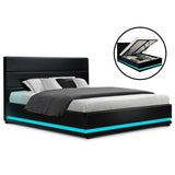 Venus Bed & Mattress Package - Black Double
