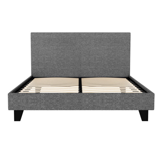 Trenton Grey Bed Frame Fabric - Double