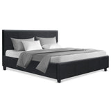 Chert 27cm Bed & Mattress Package - Charcoal Queen