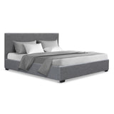 Ruby Bed & Mattress Package with 22cm Mattress - Grey Double