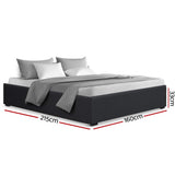 Mercury Bed & Mattress Package - Charcoal Queen