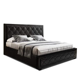 Amethyst Bed & Mattress Package with 34cm Mattress - Black King