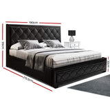 Amethyst Bed & Mattress Package with 34cm Mattress - Black King