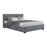 Helio 30cm Bed & Mattress Package - Grey Queen