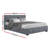 Amethyst Bed & Mattress Package - Grey Queen
