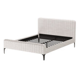 Larimar Bed & Mattress Package with 32cm Mattress - Beige Queen