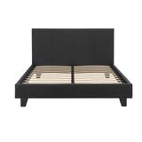 Amalfi Fabric Bed Frame - Charcoal Double