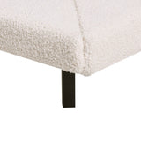 Kinsley Bed Frame Bouclé - Beige Single