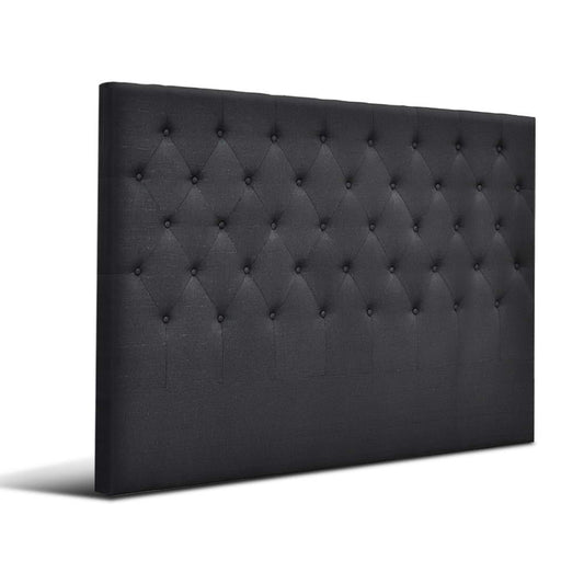 Bed Headboard Fabric - Charcoal King
