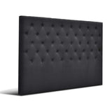 Bed Headboard Fabric - Charcoal King