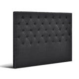 Bed Headboard Fabric - Charcoal Queen