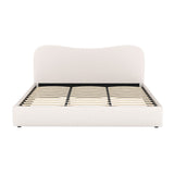 Naida Bed Frame Bouclé - Beige King