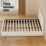 Naida Bed Frame Bouclé - Beige King