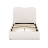 Naida Bed Frame Bouclé - Beige Single