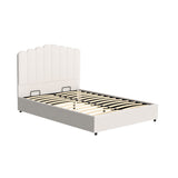Fiona Bed Frame Bouclé - Beige Double