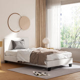 Jasper Bed & Mattress Package with 22cm Mattress - White King Single