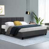 Jadeite Bed & Mattress Package - Charcoal Queen