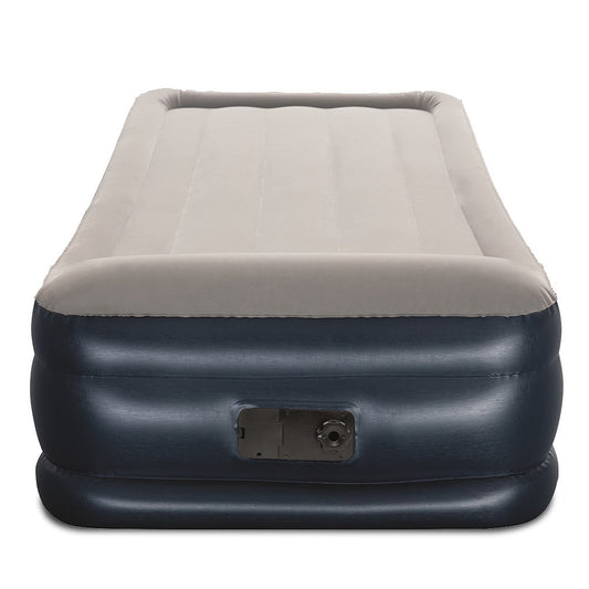 Factory Buys 46cm Air Mattress Inflatable Bed Airbed - Blue Single