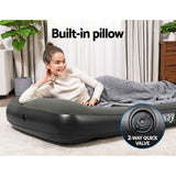 Factory Buys Air Mattress Inflatable Bed 30cm Airbed - Grey Single