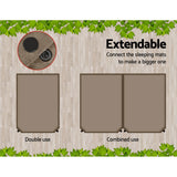 Self-Inflating Mattress 10CM Camping Sleeping Mat Air Double Coffee