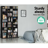 Artiss Bookshelf Cd Storage Rack - Bert Black