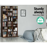 Artiss Bookshelf CD Storage Rack - Walnut
