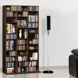 Artiss Bookshelf CD Storage Rack - Walnut