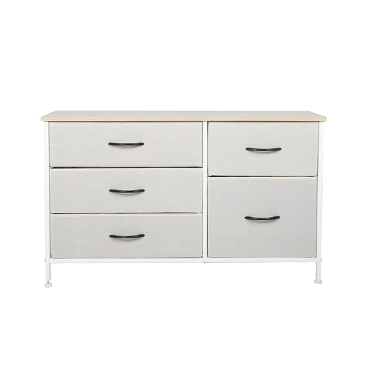 Levede Storage Cabinet Tower Chest - Beige
