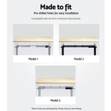 Artiss Standing Desk Top White Oak 120cm