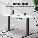 Artiss Standing Desk Top White 140cm